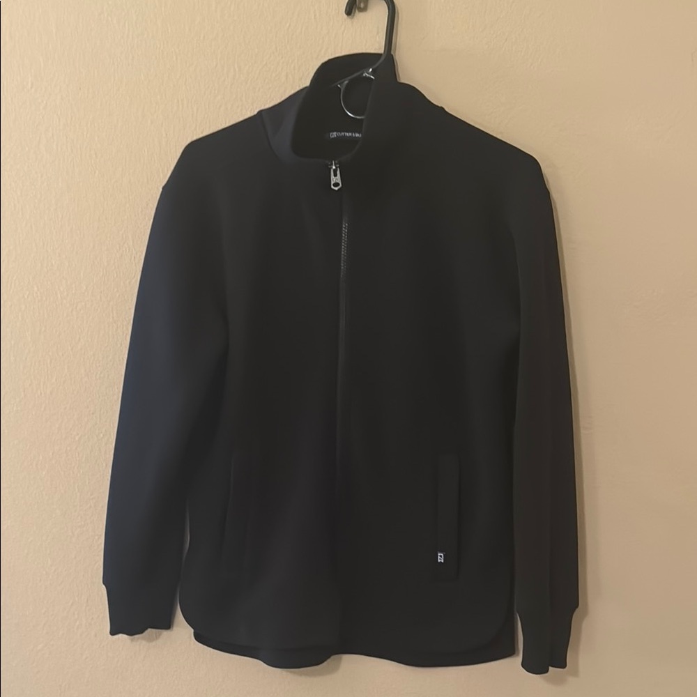 Cutter & Buck Black Zip Up Jacket Versatile Style